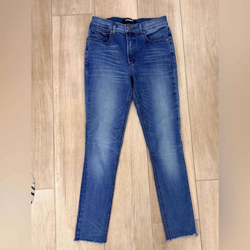 Express High Rise Skinny Jeans/ Leggings Denim Perfect